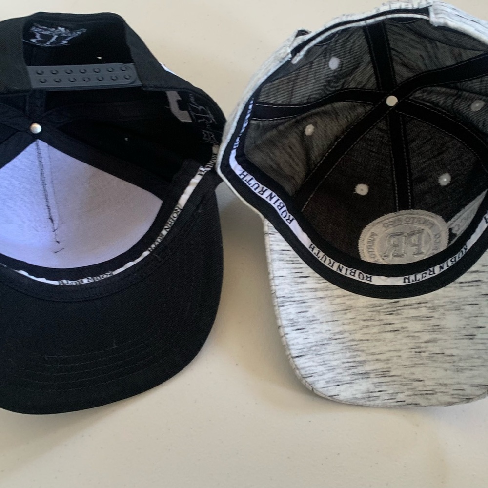 Robin Ruth Puerto Rico Adjustable Hats Bundle | Black & Gray Baseball Caps - Picture 3 of 5